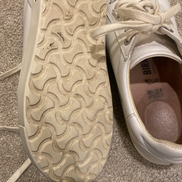 Birkenstock Bend Low White Leather Sneakers Euro 39 / US 8-8.5 - Picture 7 of 9